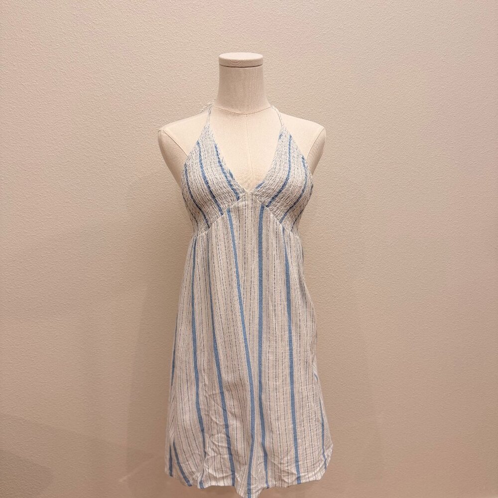 Cotton On Striped Halter Mini Dress